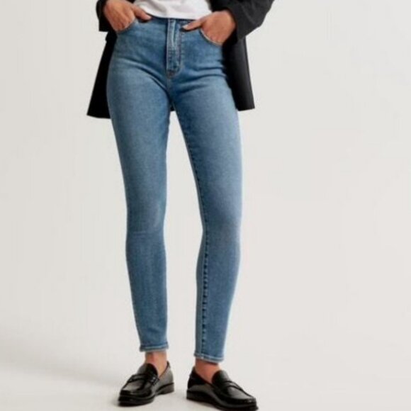 abercrombie and fitch simone high rise super skinny - Picture 1 of 5